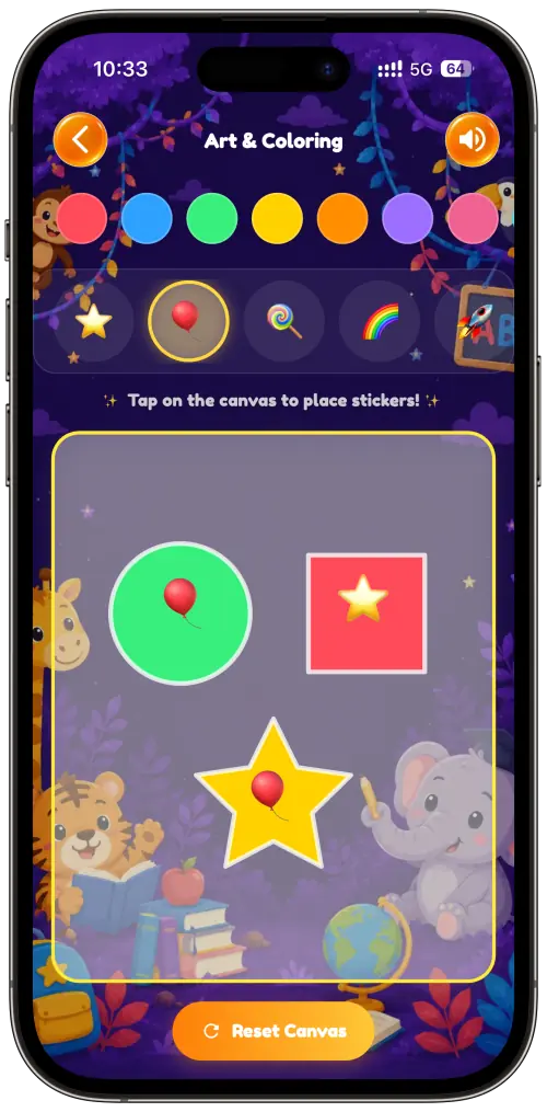 Kids educational games that support cognitive development